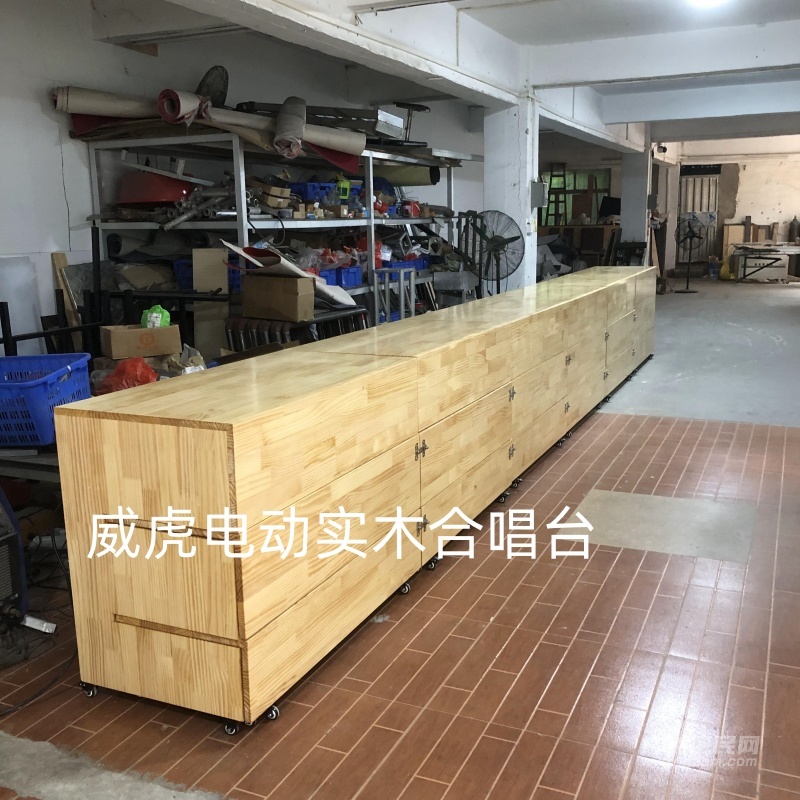 电动伸缩合唱台学校遥控电动合唱台