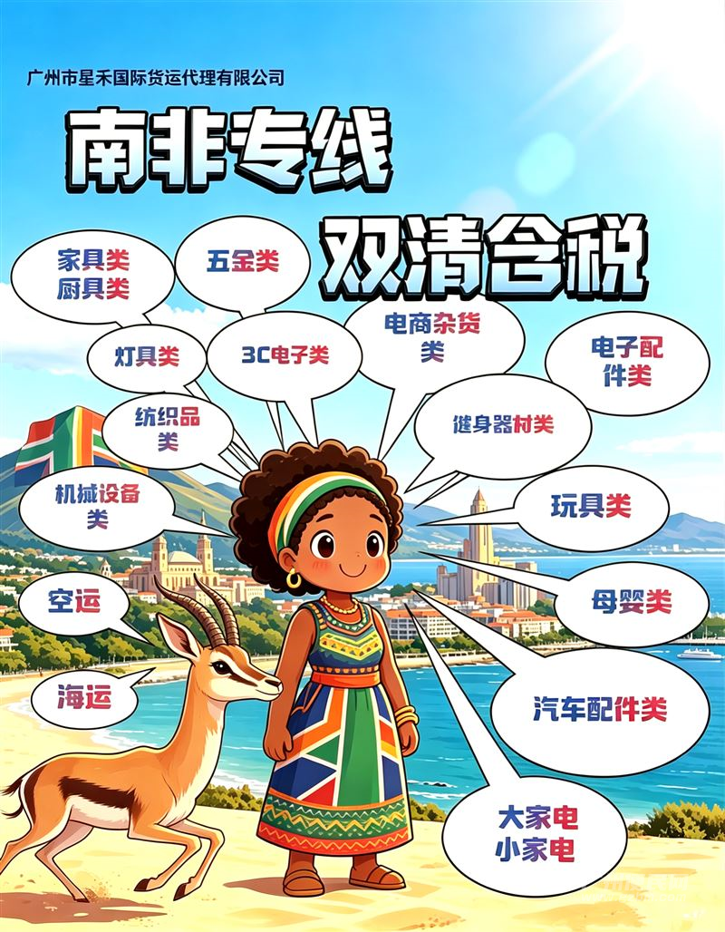 深耕南非跨境物流 一站式货运解决方案