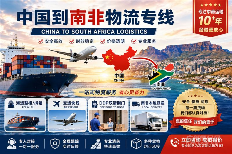 广州星禾国际｜南非物流专线